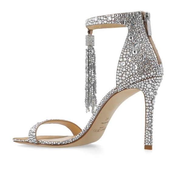 New Jimmy Choo Crystal Vinca 95mm Heel - Picture 6 of 14